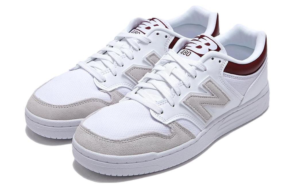 480 New Balance 'White Classic Crimson' BB480LKB