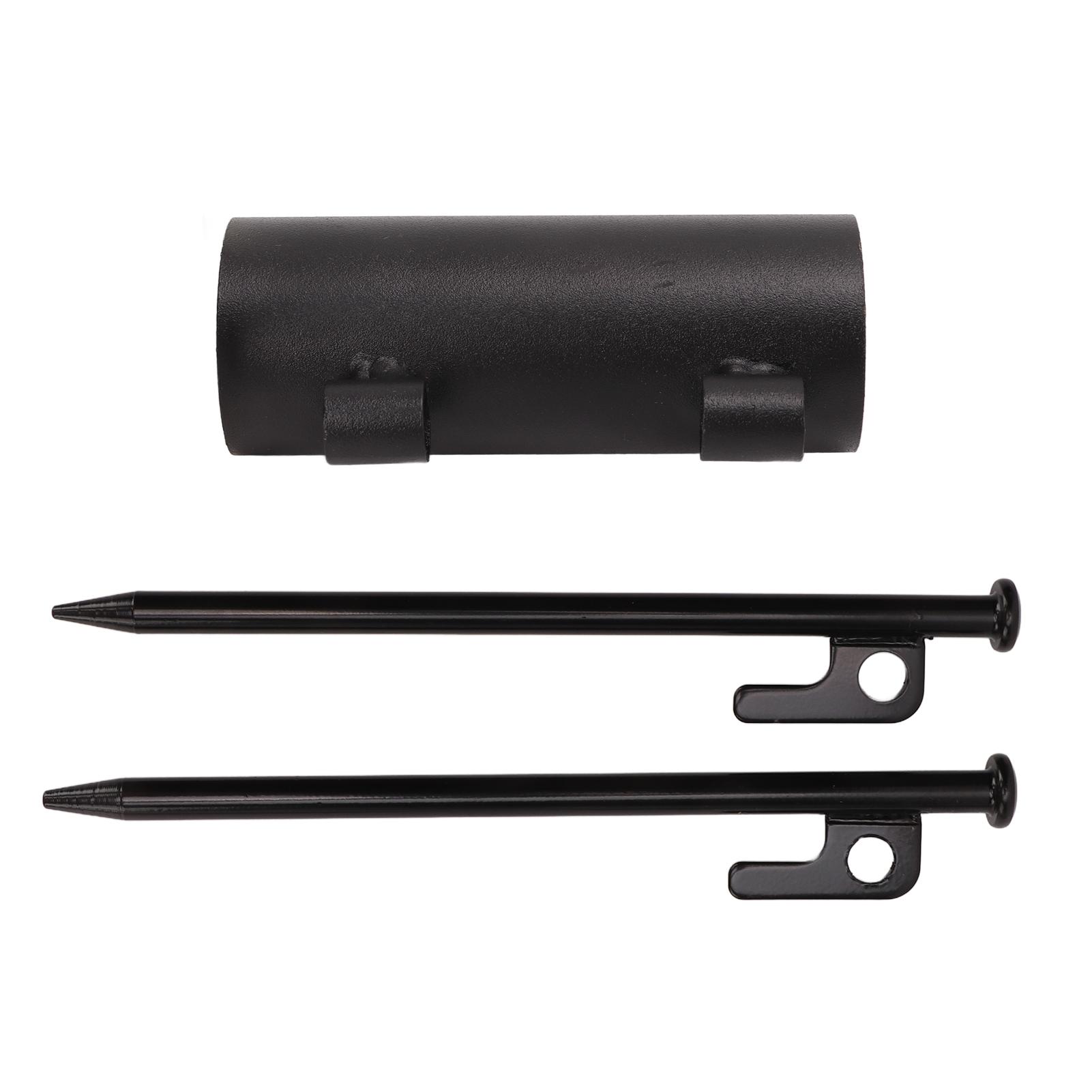 

Camping Tent Rod Holder Iron Rust Protection Space Saving Easy Installation Portable Outdoor Awning Canopy Rod Holder