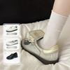 Pure Cotton Women's Summer Thin Pile Socks Solid Color Mid-calf Socks Oxygen Cotton Postpartum Socks Women's Long Socks