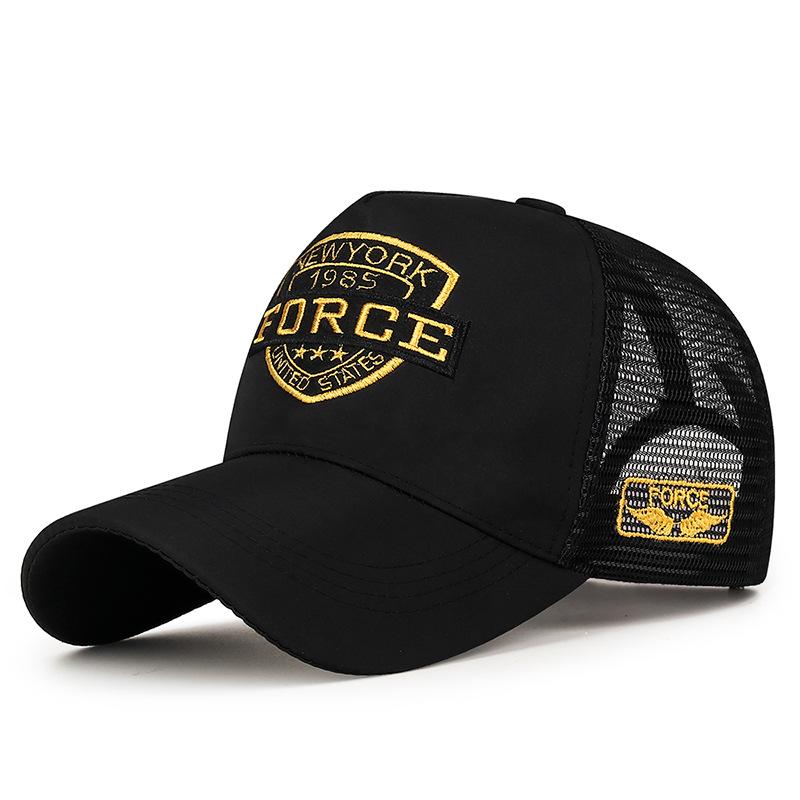 High-top Hats for Men and Women, Summer Sun Protection Baseball Caps, Thin Breathable Letter Sun Hats