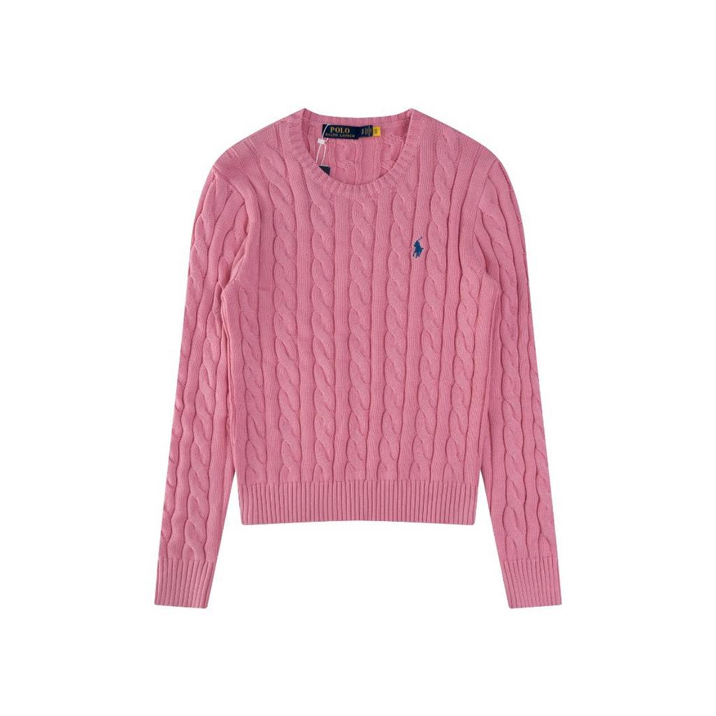 ZYLLO Classic Knitted Round Neck Sweater Embroidered Autumn Winter Trendy New Sweater