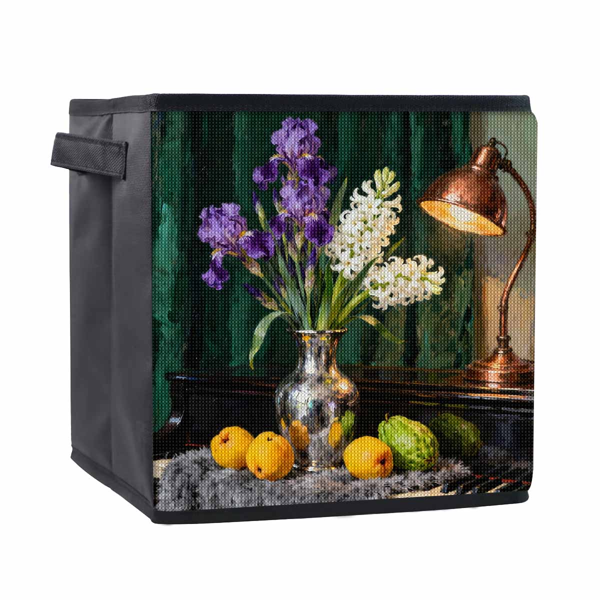 

Красивые цветы 5D Алмазная живопись Корзина для хранения Полная круглая выкладка Мозаика Алмазная вышивка Наборы для вышивания крестом Домашний декор Домашний декор 25cmx25cm