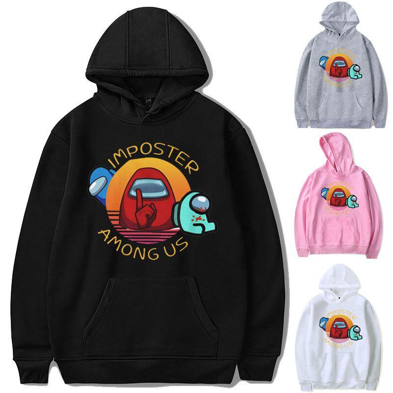 Game Imposter Casual Pullover Streetwear Sweatshirt Hoodies Tops Coat