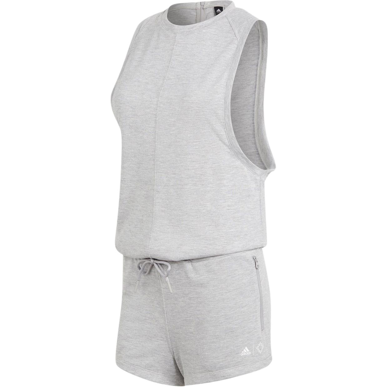

Adidas Comfortable Casual Breathable Jumpsuit Women jumpsuit Gray CW1671 M