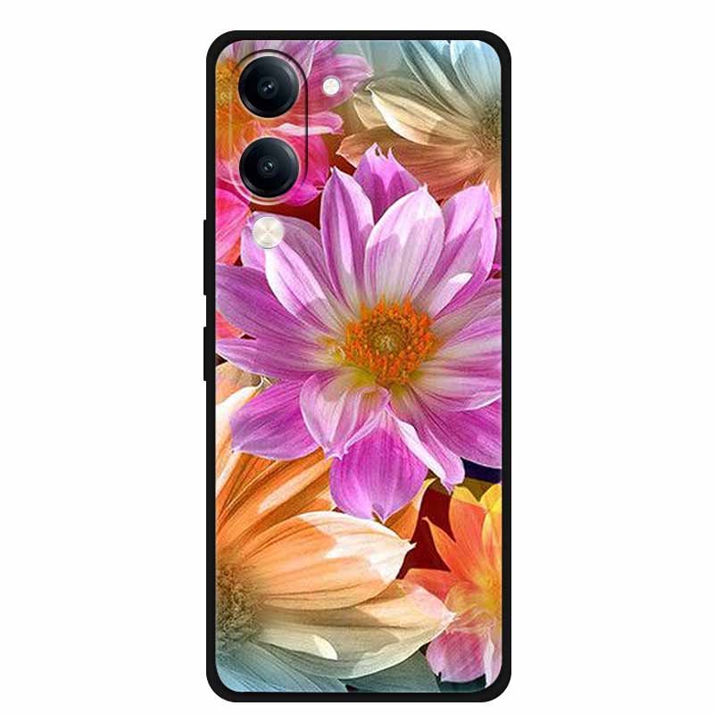Case For Vivo Y04 Y04S Y37C 4G Soft Silicone TPU Protector Shell Cartoon Lovely Gift Anime Phone Cover Capa Y 04 04S 37C Bumper