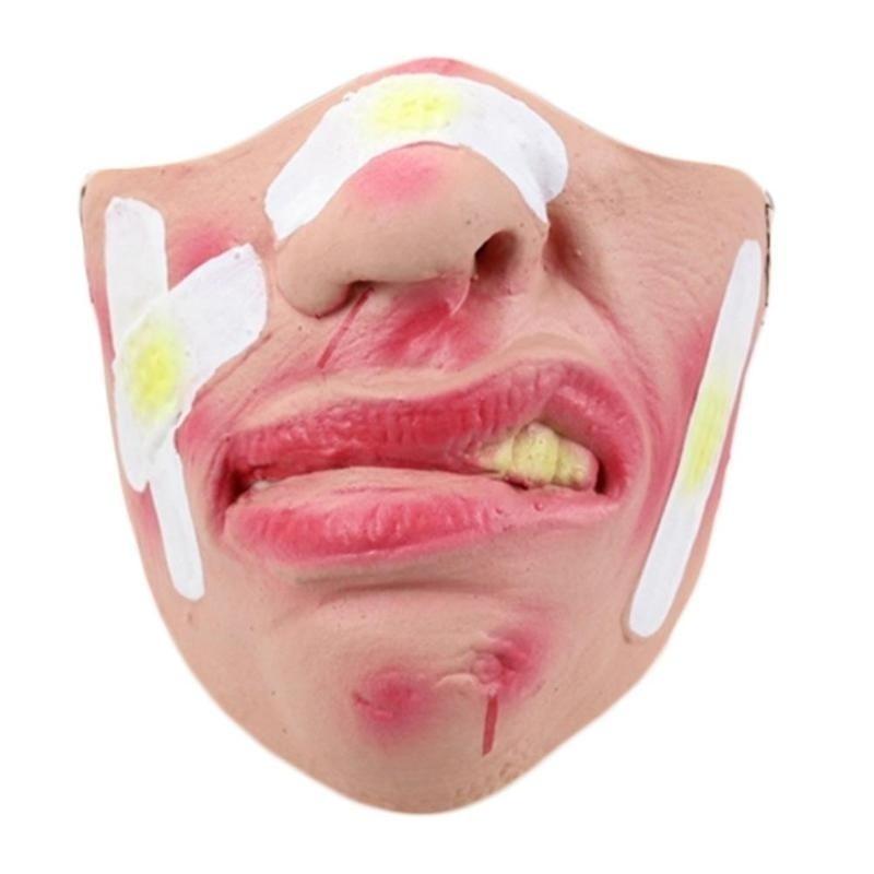 Halloween Wild Funny Mask Masquerade Cos Half Face Mask Latex Half Face Mask Funny Mask