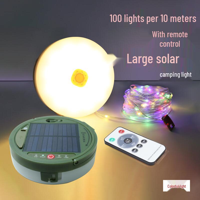 Lishi Solar LED Camping String Lights