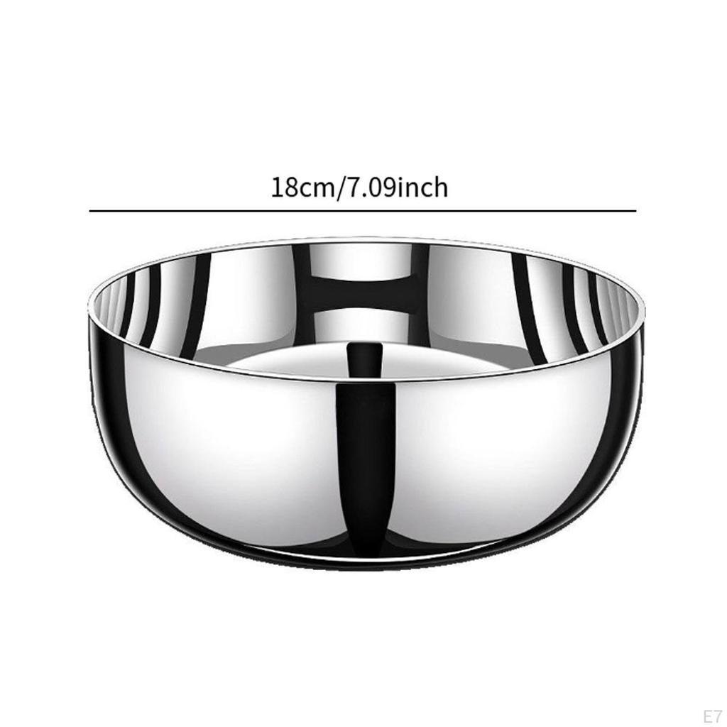 Tiefe Edelstahl Rührschüssel, Salat Obst Und Gemüse Antihaft-Ei Waschbecken für
