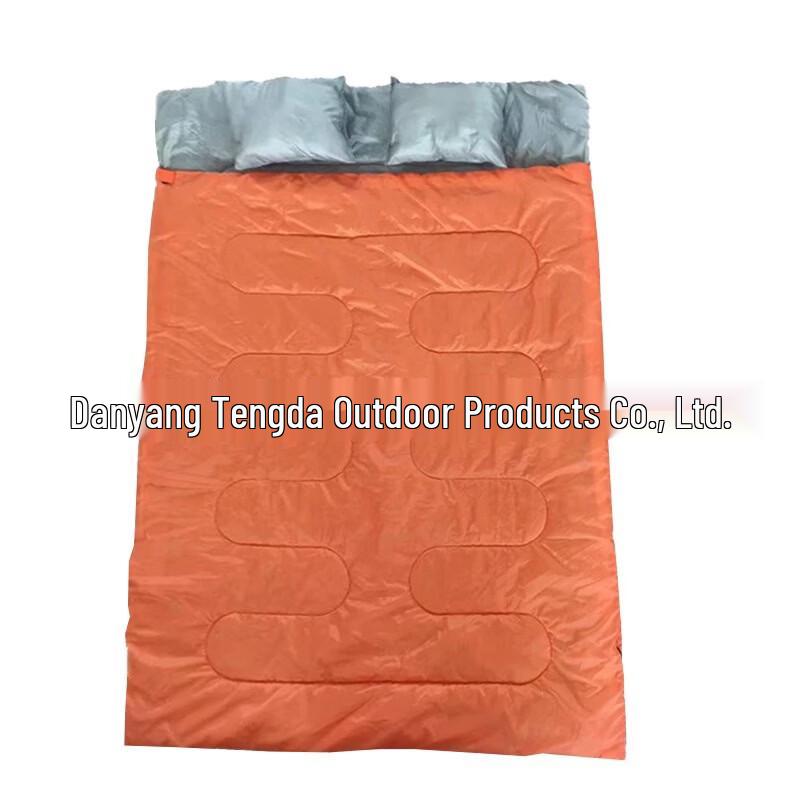 Lishin Double Camping Sleeping Bag with Pillow