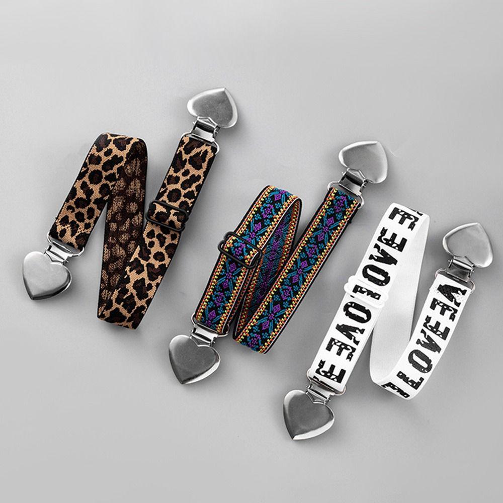 Ethnic Style Lingerie Shoulder Straps Rhinestones Elastic Bra Shoulder Strap Detachable Letters Bra Decorative Strap