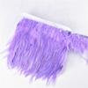 10Meters Leather Pink Rooster Neck Hackle Feather Trim Ribbon Pheasant Feathers Fringe For Crafts Plume Decoration Decor Plumas