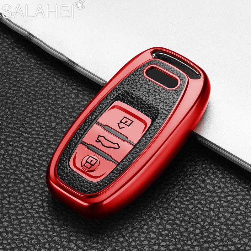 

Чехол для автомобильного ключа из ТПУ для A1 A3 A4 A5 A6 A7 A8 Quattro Q3 Q5 Q7 2013 2009 2010 2011 2014 2012 2015 Аксессуары для стайлинга автомобиля