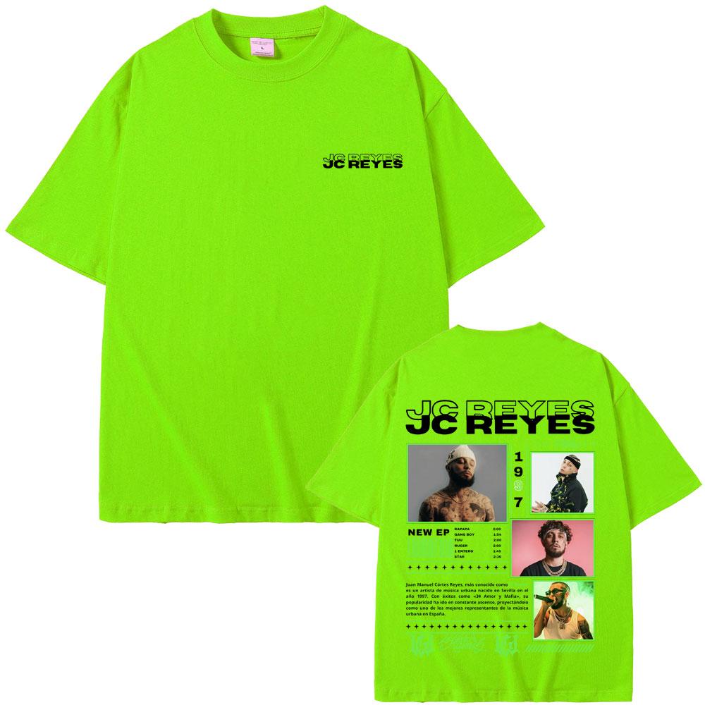 Hot Sale Rapper Jc Reyes Tour 2025 Graphic Print T-shirt Men's Hip Hop Fashion Short Sleeve T-shirts Men Retro Oversized T Shirt