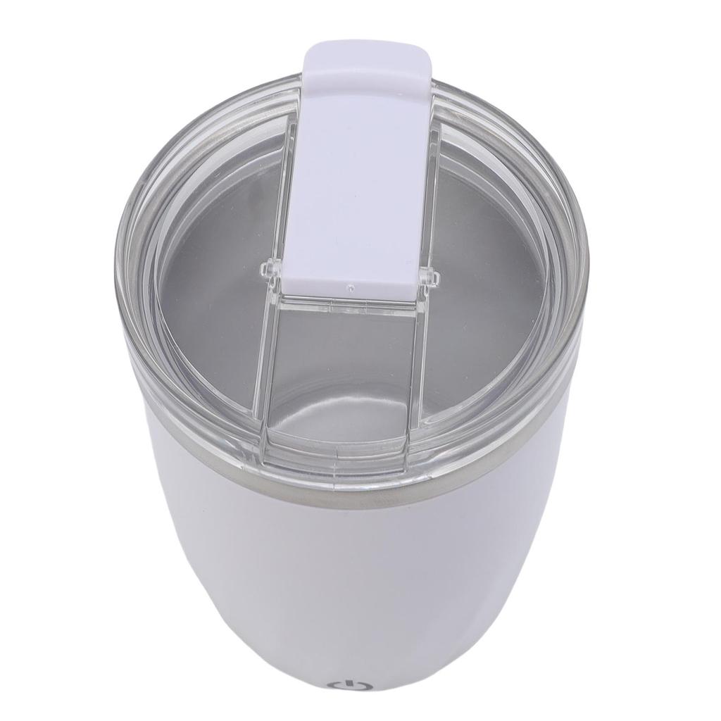 380ML Automatic Stirring Coffee Mug 304 Stainless Steel Auto Magnetic Coffee Cup Electric Mixing Mug for Home Office Gym