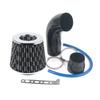 Universal 76mm Car Racing Cold Air Intake System Turbo Induction Pipe Tube Kit Aluminum With Cone Air Filter Inlet