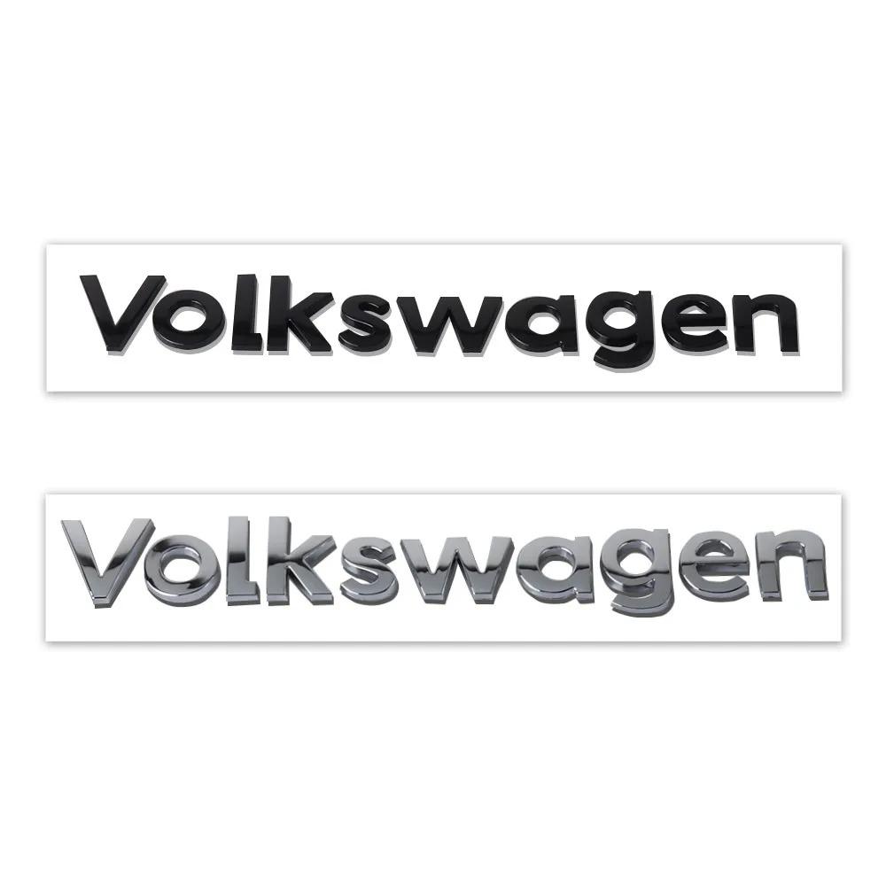 3D ABS Car Body Tail Trunk Decoration Letter Emblem Sticker For Volkswagen VW M140 Golf Passat Polo Tiguan Jetta Caddy T-ROC Scirocco