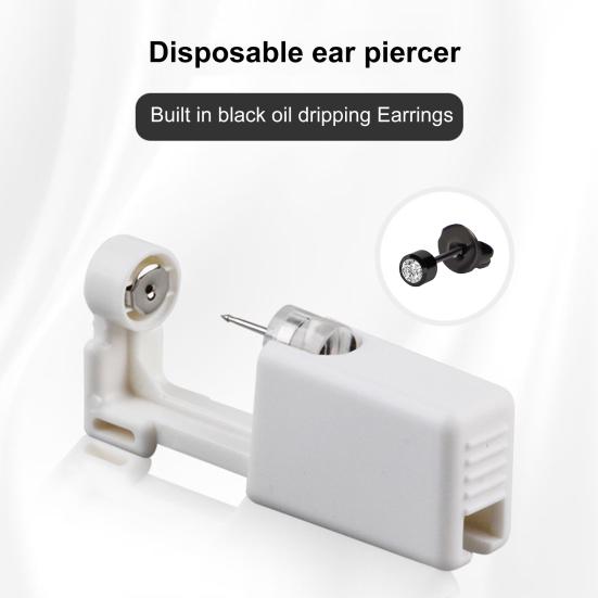 1 Set Ohrlochstecher Stecker Einweg-Piercing Tragbares Schmerzfreies Schnelles Piercing-Gerät für den Alltag