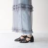 Bridget Birkin Gurkha Sandals, Strap Gurkha Sandals, Women's, Black, Size 24.0 Cm, 542013