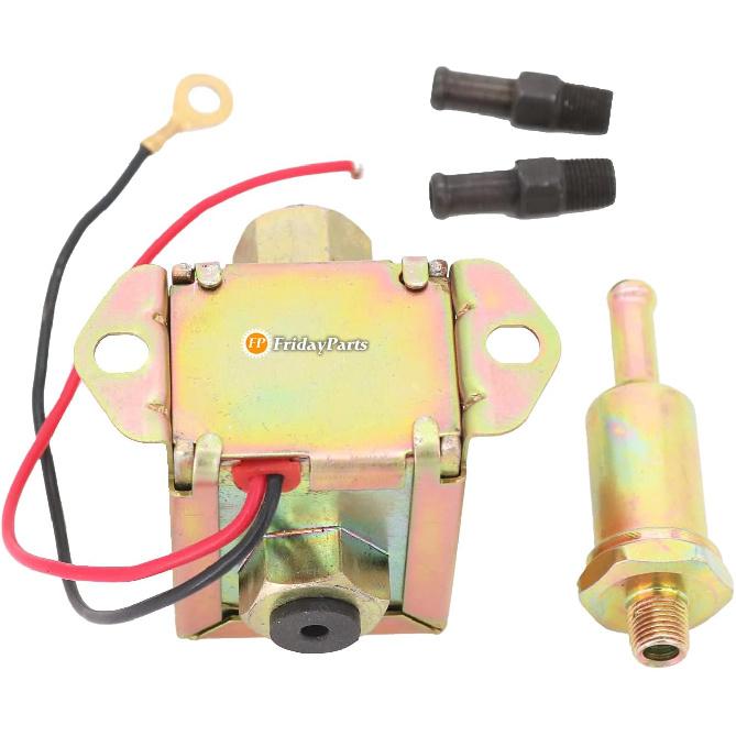 FridayParts 12V Fuel Pump AH107362 Compatible for John Deere 116 400 1065 4420 4425 6600 6602 6620 7700 7720 8820 Replacement