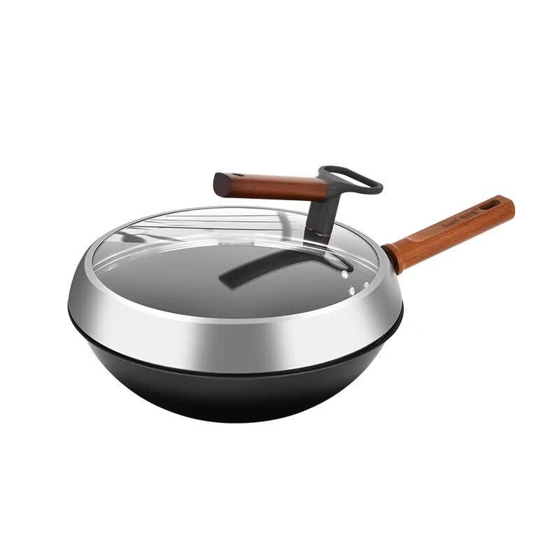Balder 32CM Titanium-Infused Refined Iron Wok