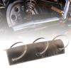 Exhaust Heat Barrier Wrap Kit 6 x 12 In for Exhaust Pipes and Manifolds, Flexible Double-Layer Fabric Panel with 3 Stainless Steel Retainers