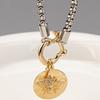 Necklace Geometric Metal Pendant Chain For Women Fashion Party Accessory