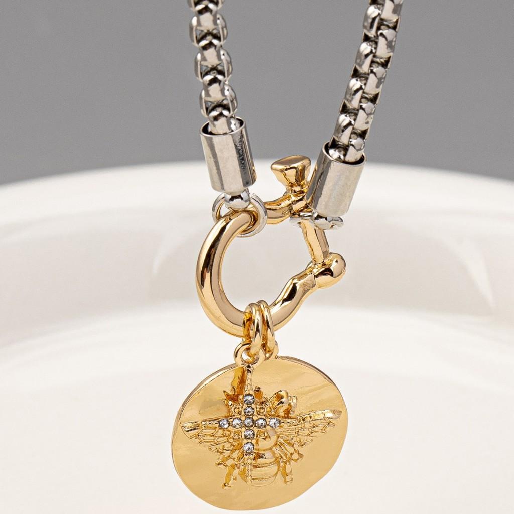 Necklace Geometric Metal Pendant Chain For Women Fashion Party Accessory