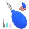 1Set Ceramic Applicator Fine Tip Blue Rubber Squeeze Bottle Pottery Glaze Precision Ceramic Coating Supplies Clay Accessories