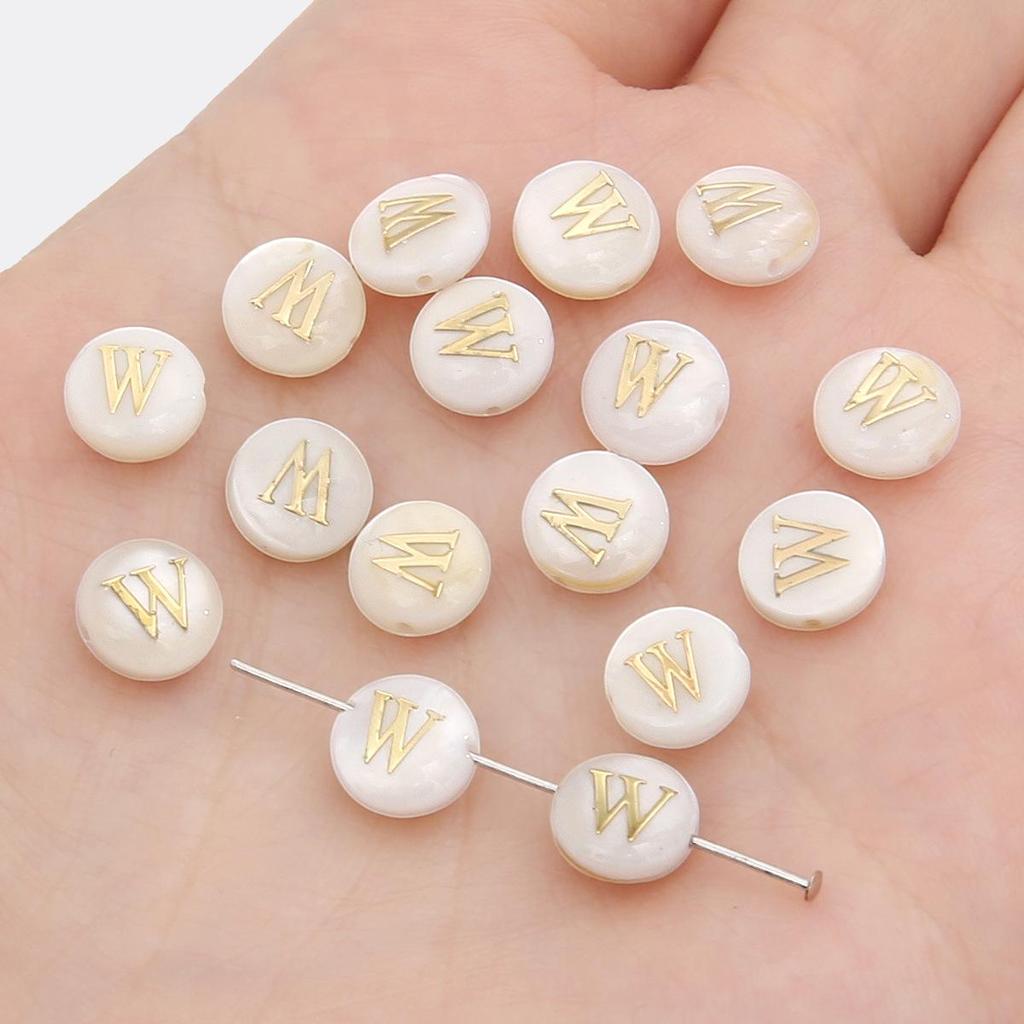 Gold Foil Seashell Beads: DIY Jewelry Making Materials for Bracelets, Necklaces, and Pendants