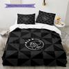 AFC Ajax Amsterdam Bedding Quilt Set Quilt Cover Pillowcase Home Decoration Birthday Gift (1 * Duvet Cover + 2 * Pillowcase, Without Core)