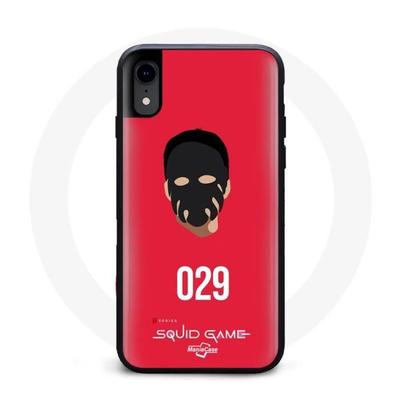 Coque - Squid Game - Iphone XS - Rouge - Souple - Design Inspiré De La Série