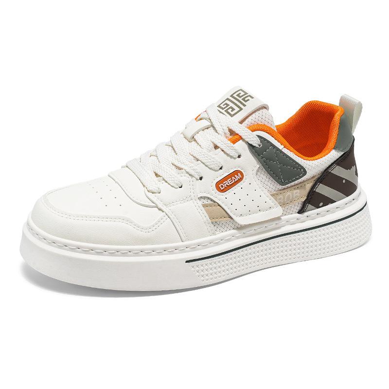 Men's shoes 2025 summer new fashion trend versatile personality youth board shoes campus student tide shoes white shoes