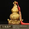 Pure Copper Nine- Ornament, Openable Tianyi , Home Office Desktop Decoration, Eight Treasures Turtle Gourd