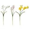 Simulation Freesienblume Künstliche PU-Blume mit flexiblem Eisendraht für Tischplatte Bücherregal Display Hochzeitsdekoration