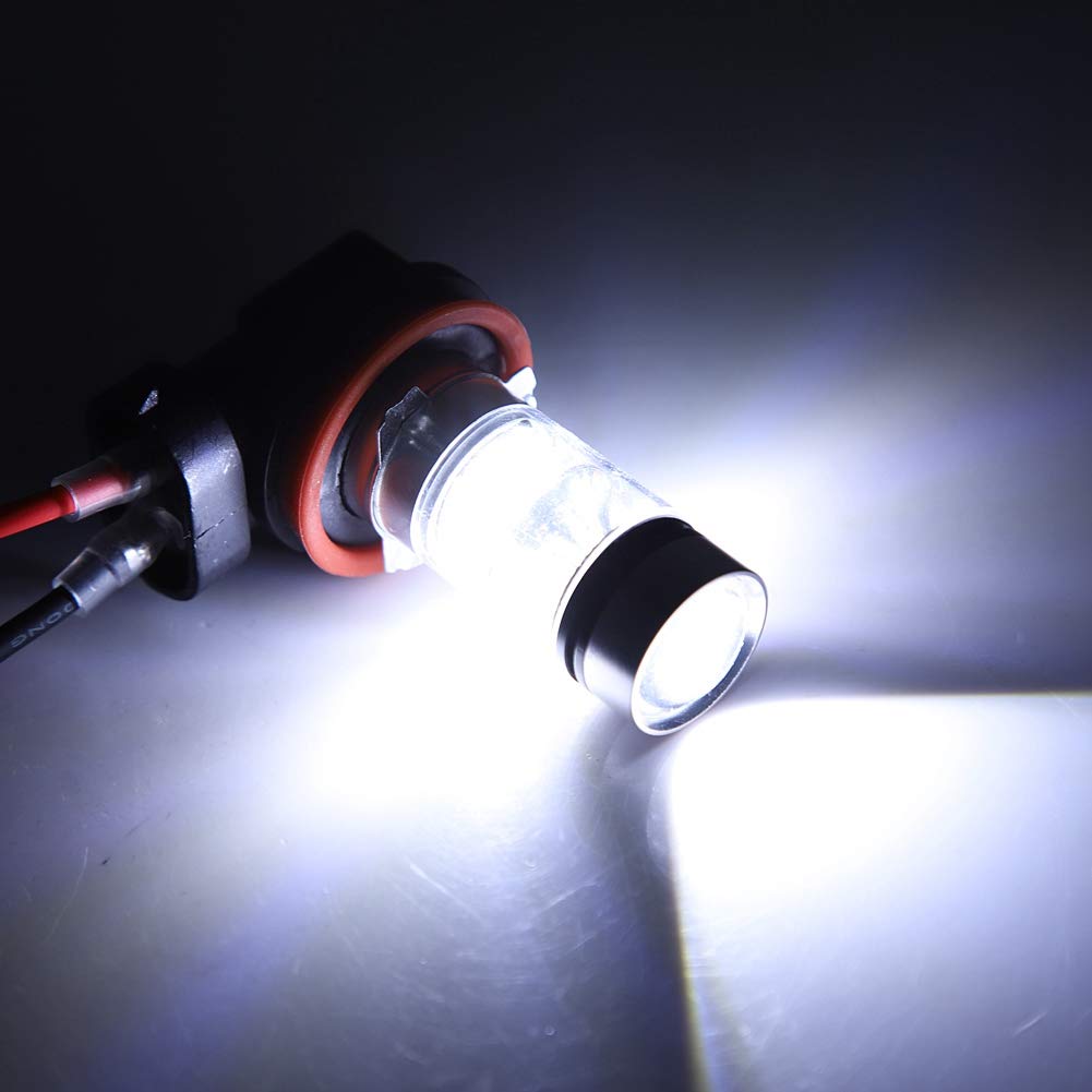 KIMISS H11 H8 LED Fog Bulb-100W 20LEDs Car Fog Lamp Headlight Bulb White