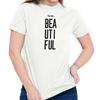 You Are Beautiful Confident Inspirational Womens Short Sleeve Crew T Shirt