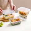 Disposable Rectangular Plastic Food Container Set
