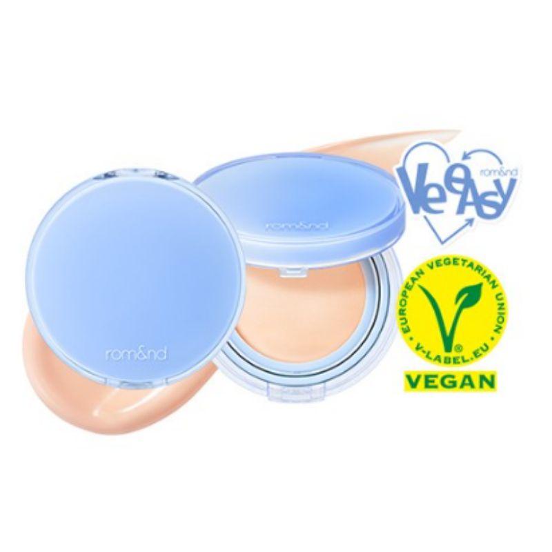 Rom&nd Hydrating Glow Cushion Foundation K-Beauty Bare Water Cushion Base Makeup SPF Coverage