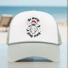 Boné Trucker com Padrão de Natal e Logo - Chapéu de Sol Baseball com Tela
