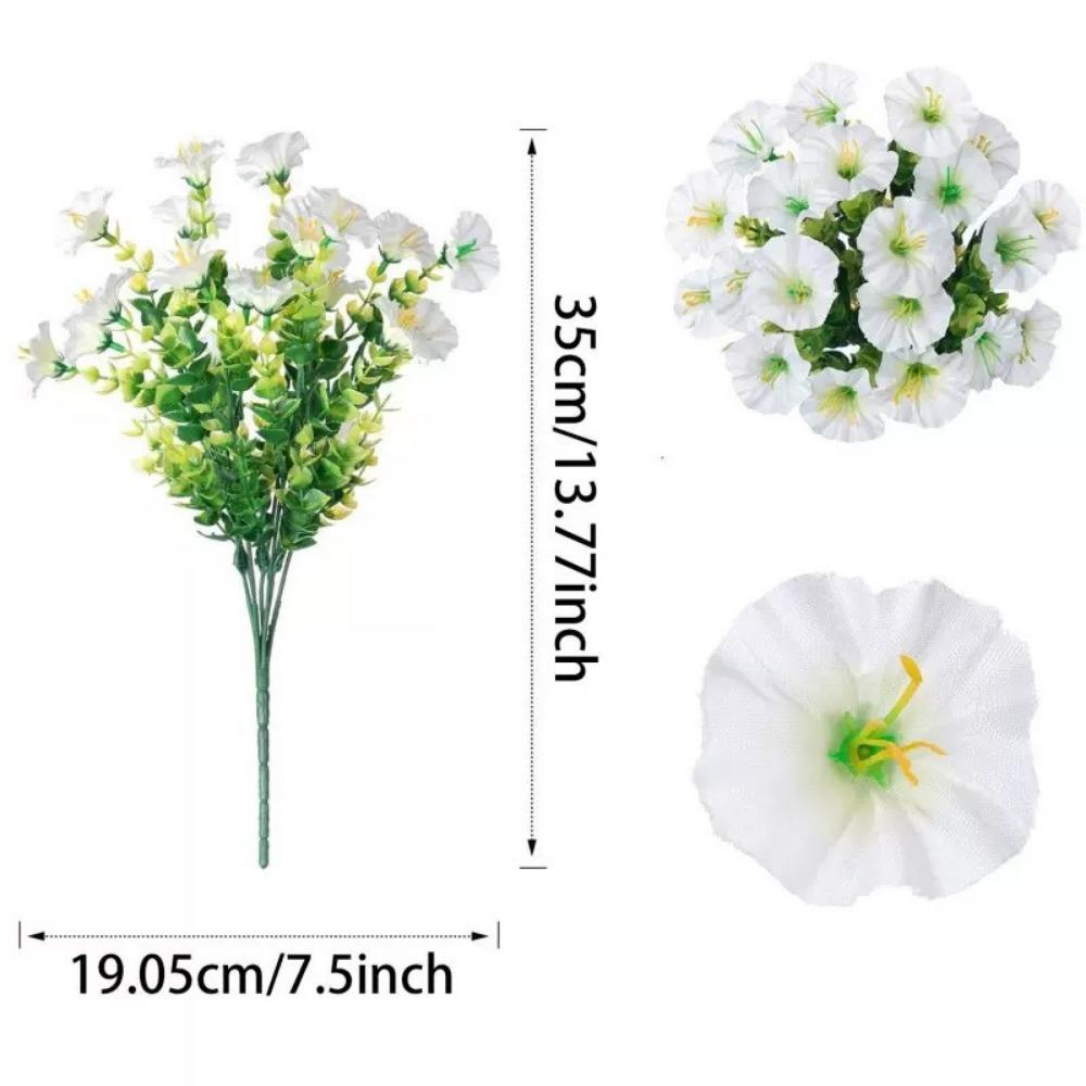 Silk Artificial Morning Glory Flower Fake Faux Flower Bouquet Home Decor