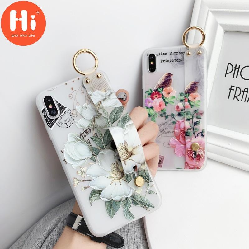 

Чехол Hi на запястье для Huawei Honor 10i P40 Lite Samsung A51 A50 A30, чехол для Redmi Note7 8T, бампер для телефона iPhone 7, чехол с подставкой-держателем