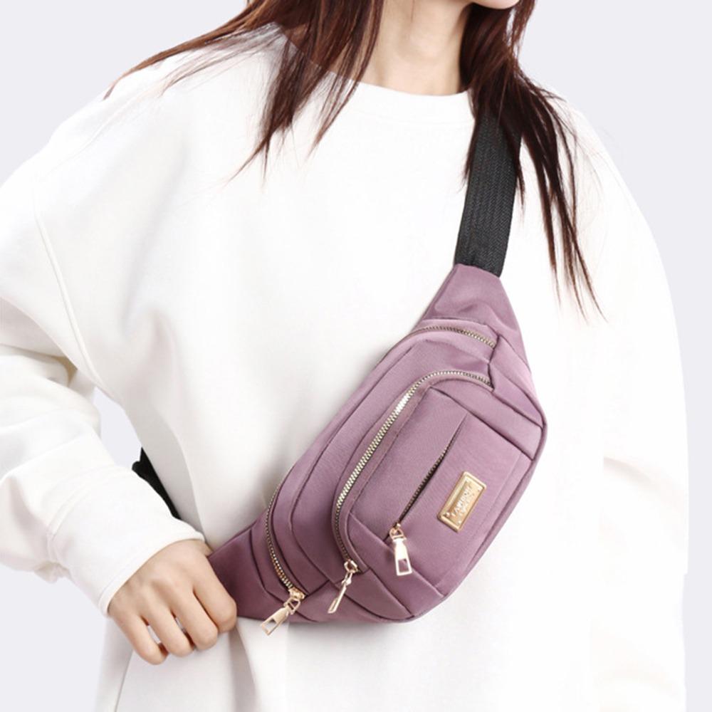 Waterproof Women's Fanny Pack Oxford Cloth Crossbody Chest Bag Fashion Single Shoulder Bag  Gift