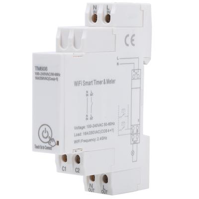 TM608 Smart Timer Meter 2.4GHz WiFi Einphasen-Energiezähler 16A 100?240V