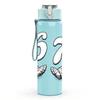 1PC Number 67 Hand Gesture Print 750ml Color Plastic Sports Water Bottle Leakproof Flip Straw Lid Suitable for Sports Office Home Use