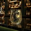 Tazza da Tè a Forma di Uovo in Vetro Fantasy Strega, Bicchiere Tumbler con Motivo Sfera di Cristallo Gotica per Regalo Unico Stregato Vino Succo, 320ml Vintage Halloween