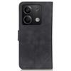 KHAZNEH For Xiaomi Redmi Note 13 5G Case Retro PU Leather Smart Phone Stand Cover