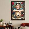 Diamond Mosaic Colorful Diamond Painting Alice In Wonderland Full Round Embroidery Cartoon Creative Hobbies Wall Decor