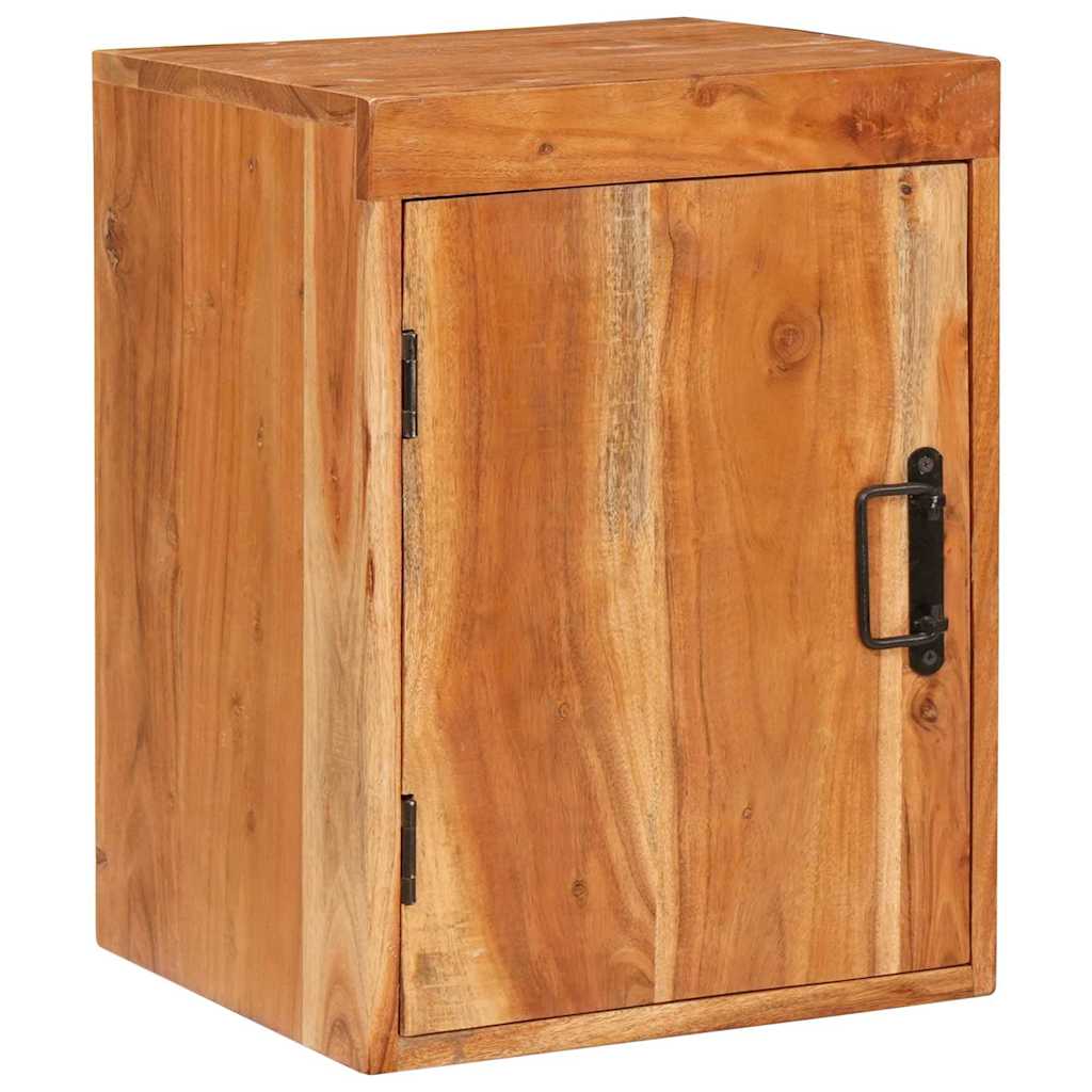 Nightstand Brown 35 X 33 X 48 Cm Solid Acacia Wood