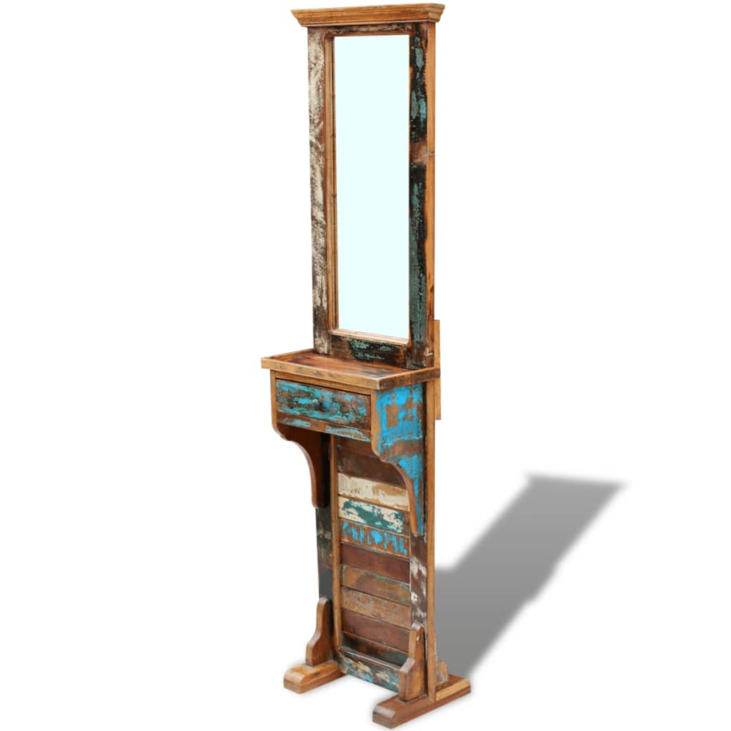 Vidaxl Standing Chandelier, Solid Reclaimed Wood, 47X23X180 Cm