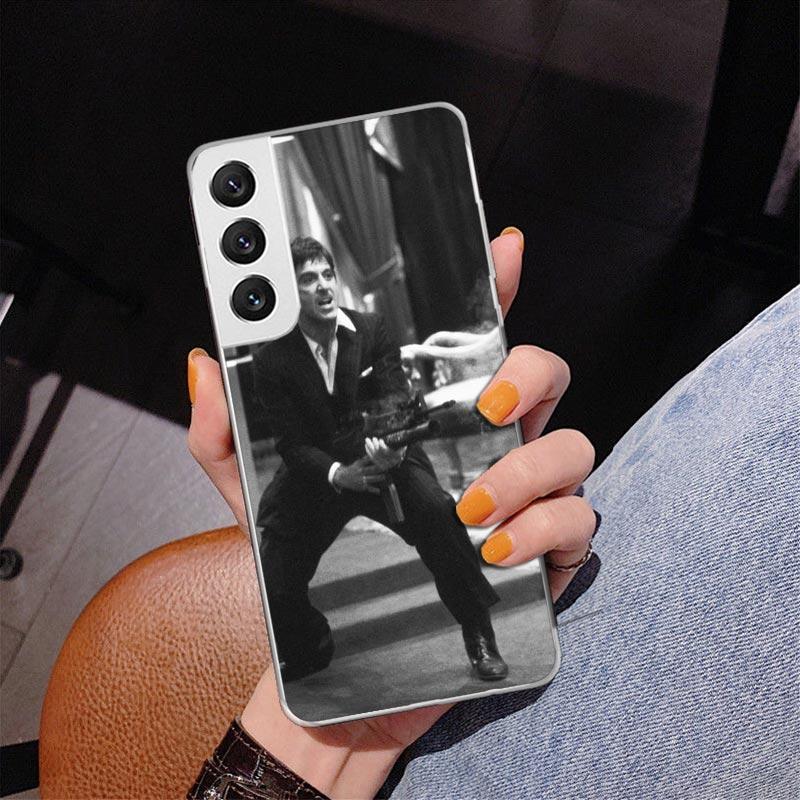 Scarface 1983 Film Al Pacino Movie Phone Case For Samsung Galaxy S24 S25 Edge S26 Ultra S23 S22 S21 Plus S20 FE + Personalized P